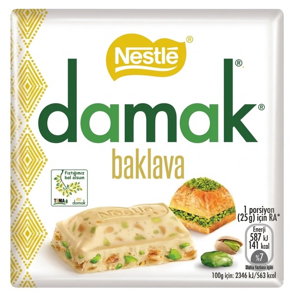 Nestle Damak Baklava Çıkolata 60Gr