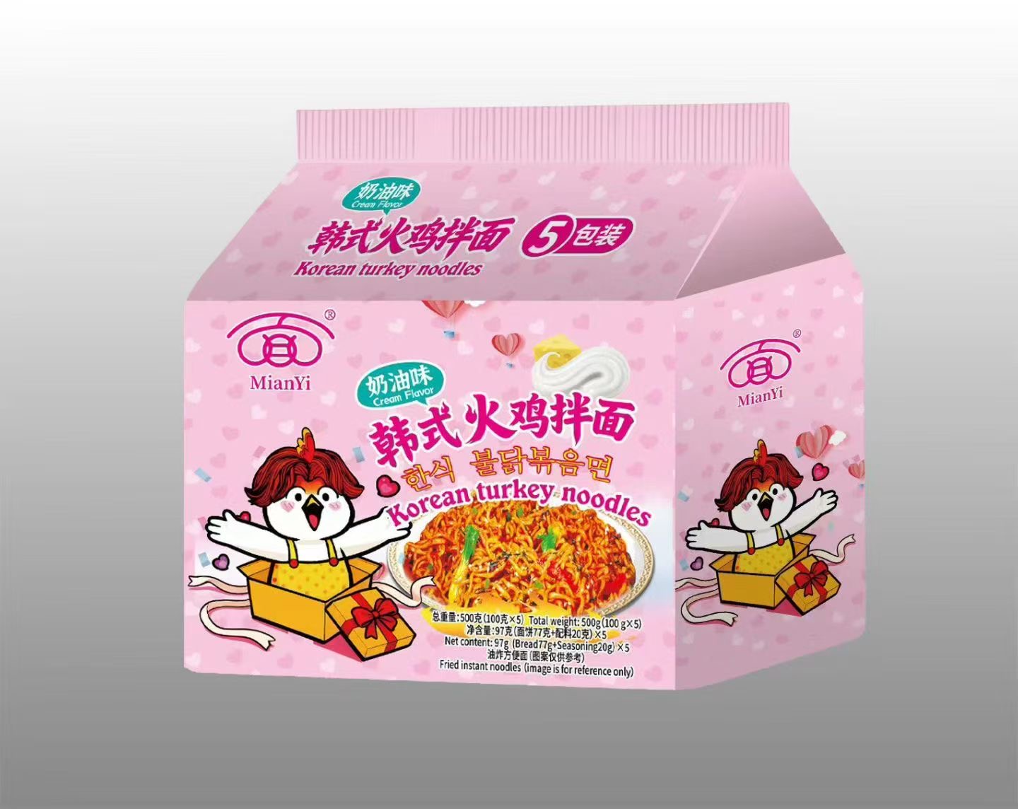 韓式奶油火雞面