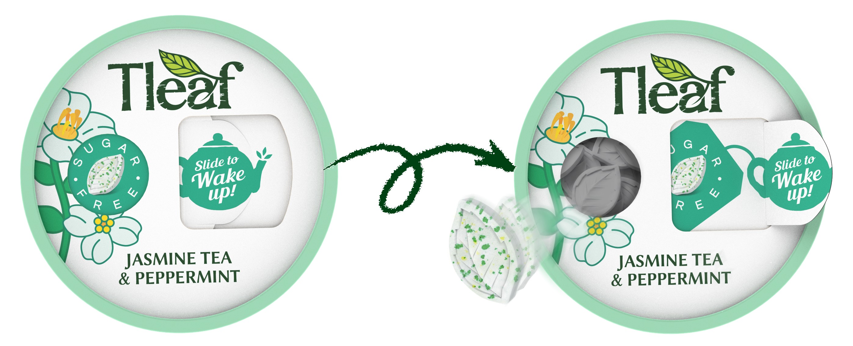 Tleaf 茶萃調(diào)制無糖薄荷糖