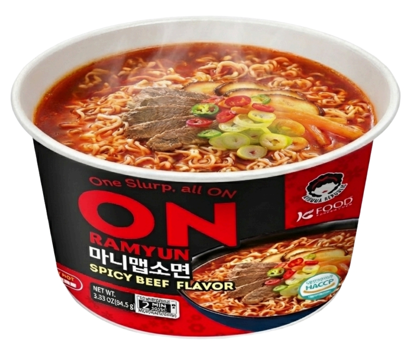 ON RAMYUN spicy beef flavor