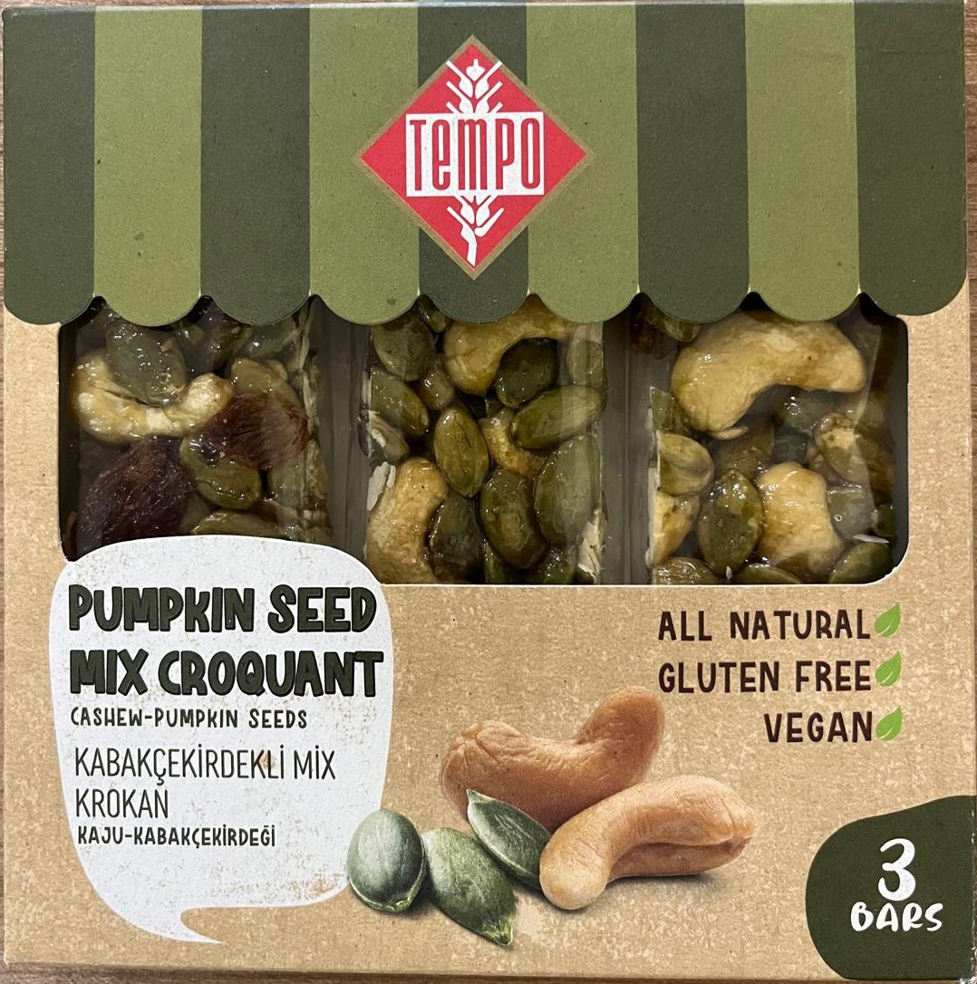 腰果南瓜籽棒 3×25克