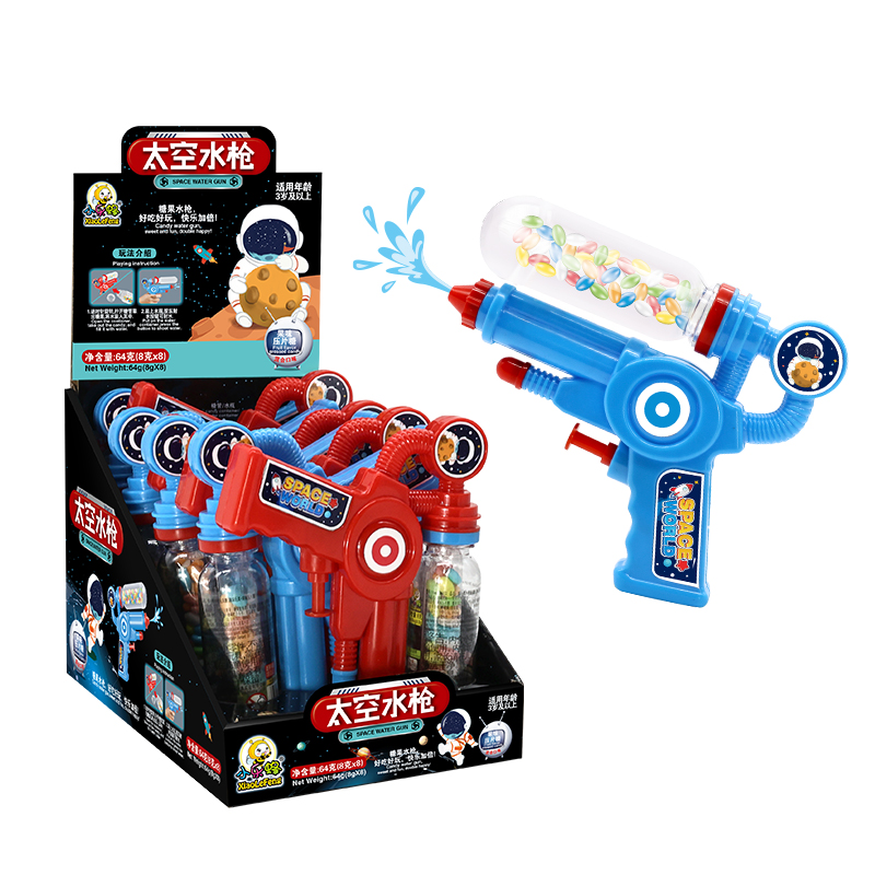 水槍玩具糖（太空版）（裝糖玩具+果味壓片糖