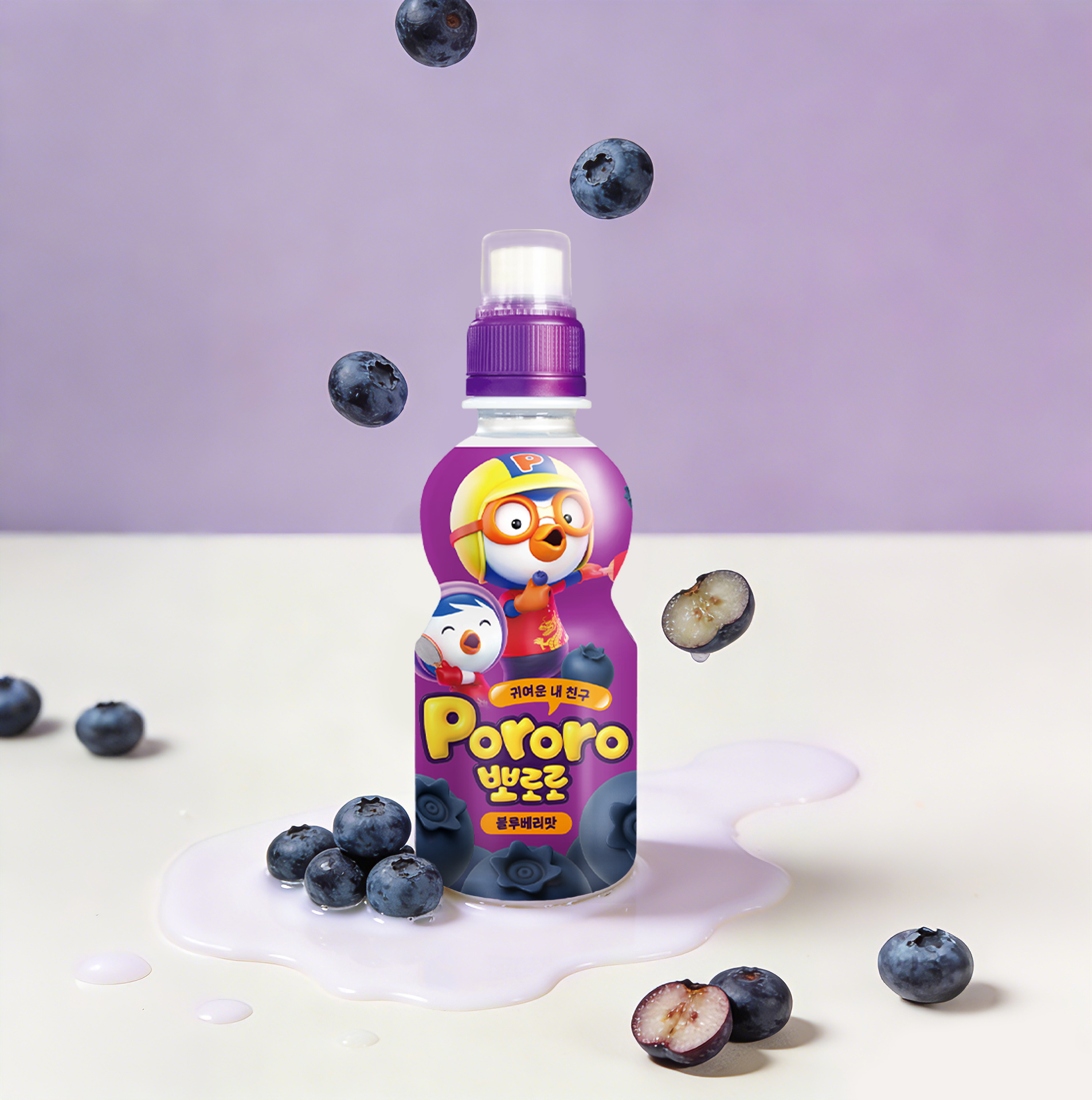 啵樂(lè)樂(lè)藍(lán)莓味飲料235ml