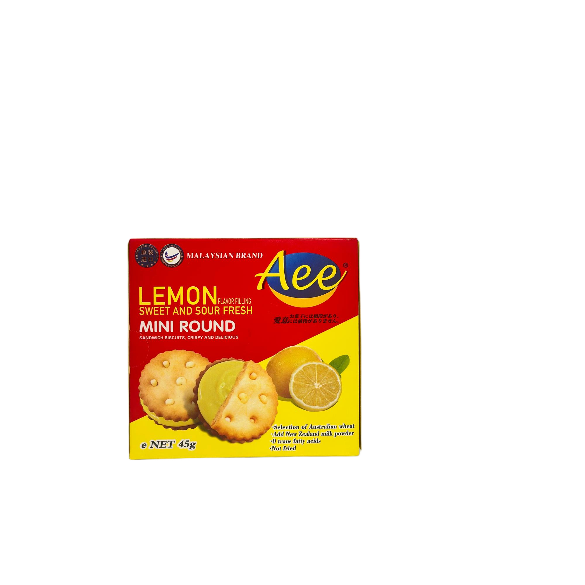 Aee迷你檸檬味夾心餅干45g