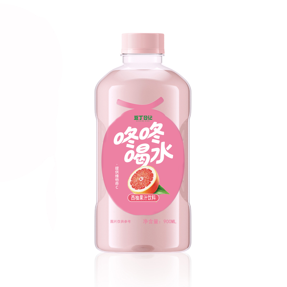 豆丁日記咚咚喝水西柚味果汁飲料