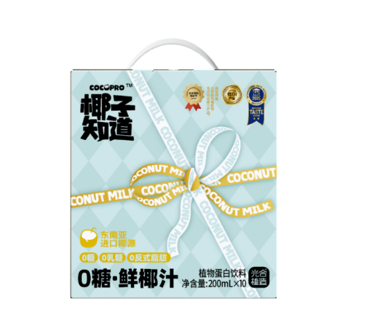 0糖鮮椰汁200ml*10-禮盒裝