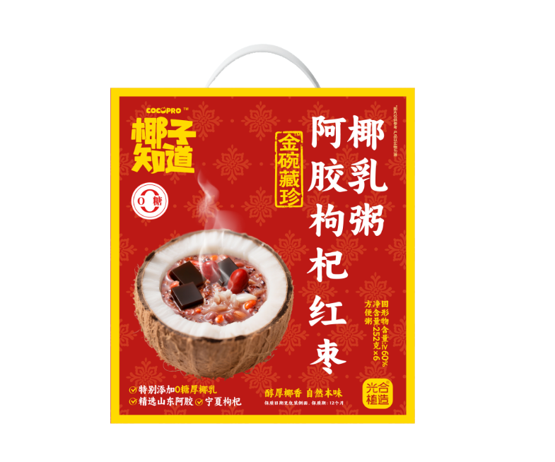 阿膠枸杞紅棗椰乳粥 252g*6