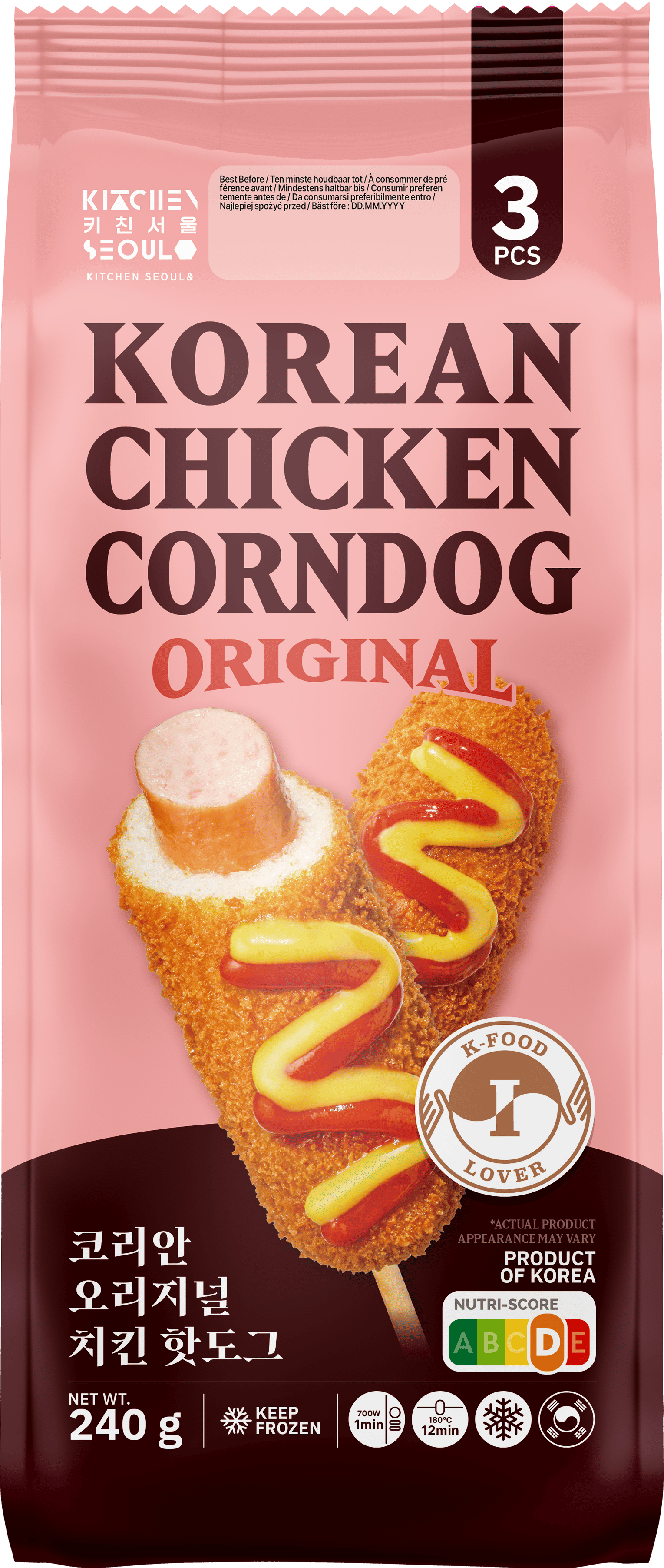 韓式雞肉熱狗棒