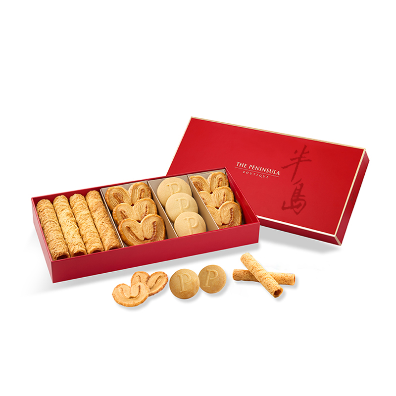 半島港式美點(diǎn)三重奏 (蛋卷、蝴蝶酥及曲奇餅干)