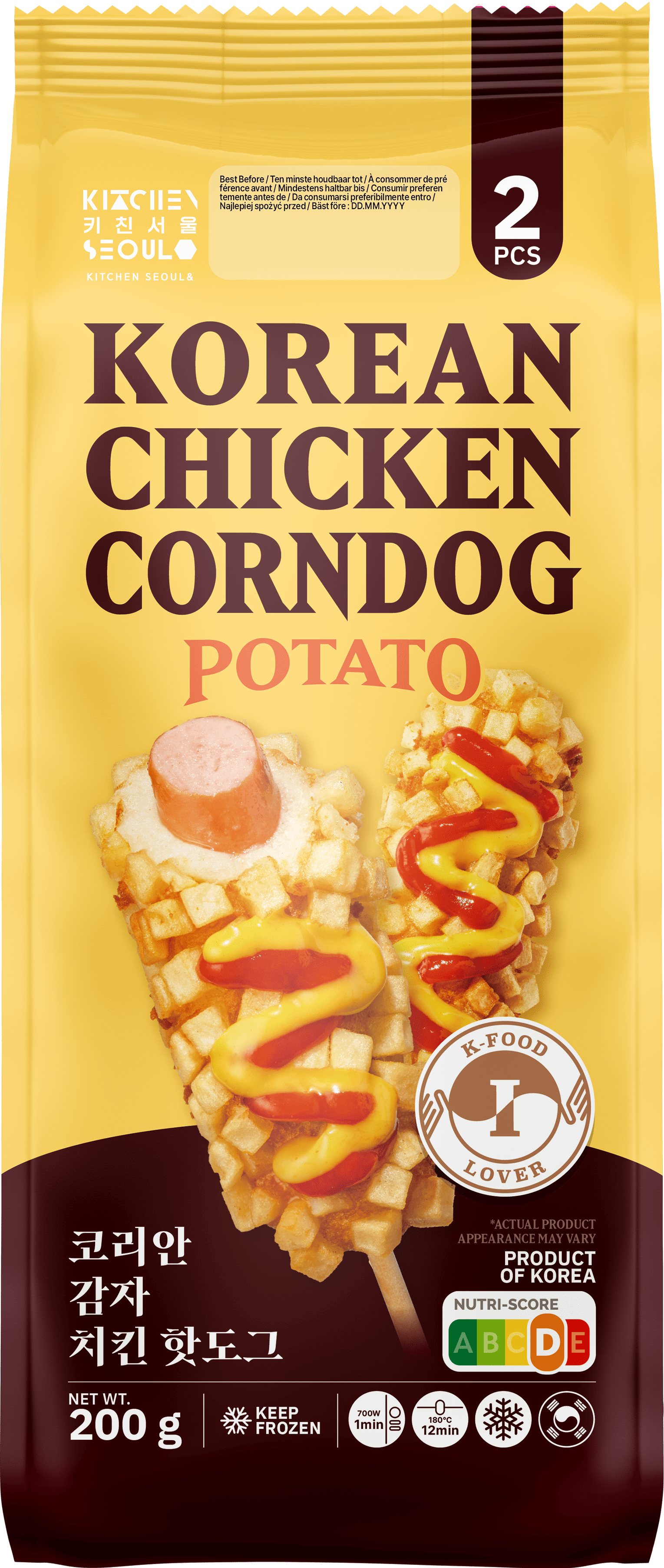 韓式土豆熱狗棒