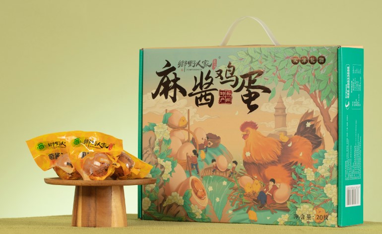 鄉野人家麻醬雞蛋900g（20枚裝）