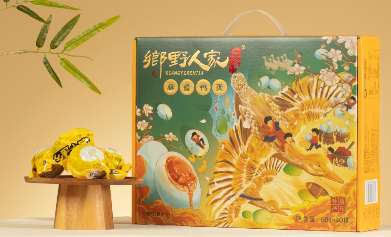 鄉野人家麻醬鴨蛋1200g（20枚裝）