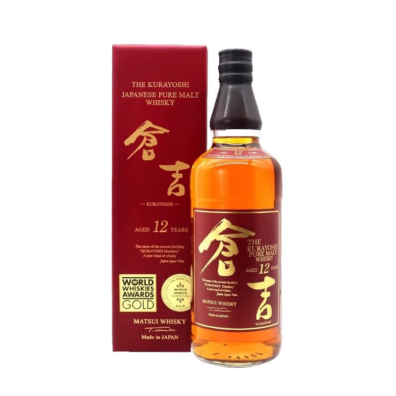 倉吉純麥威士忌12年700ML43vol