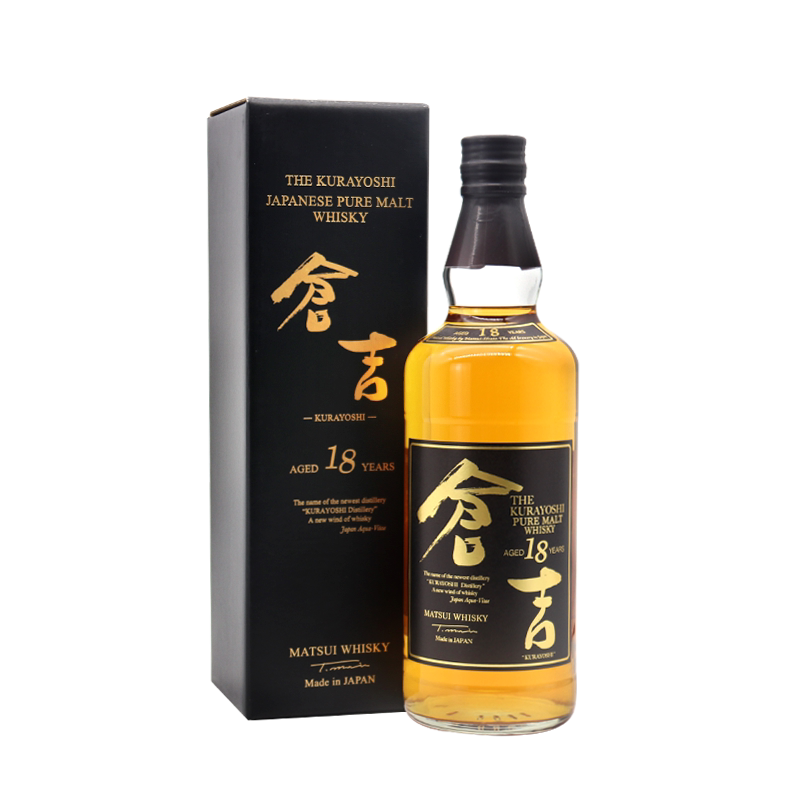 倉吉松井純麥威士忌18年700ml