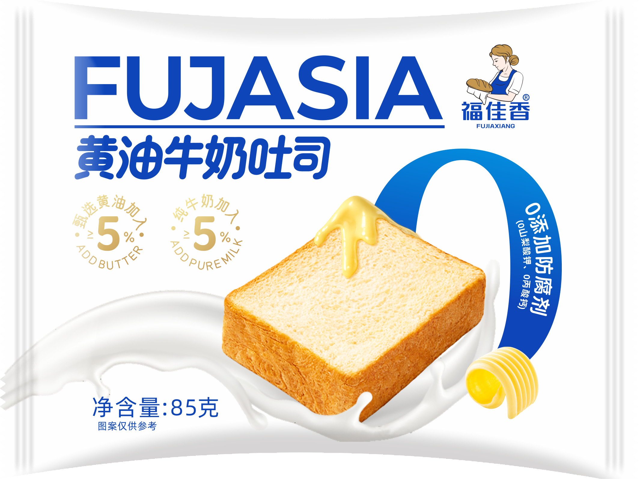 黃油牛奶吐司面包85g