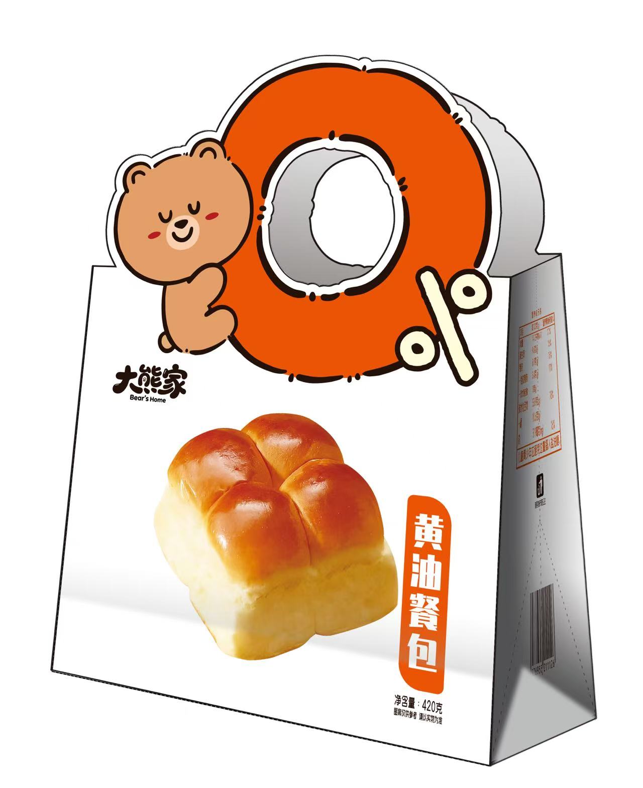 大熊家黃油餐包