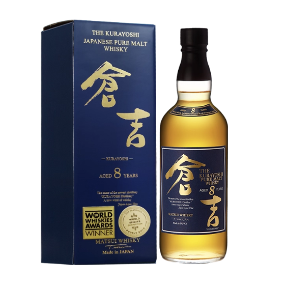 倉吉純麥威士忌8年700ML