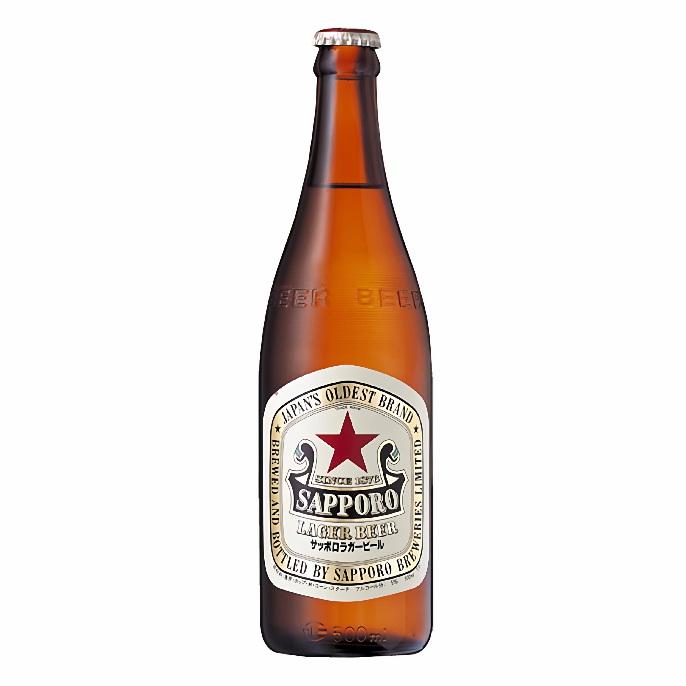 札幌拉格瓶啤酒500ml