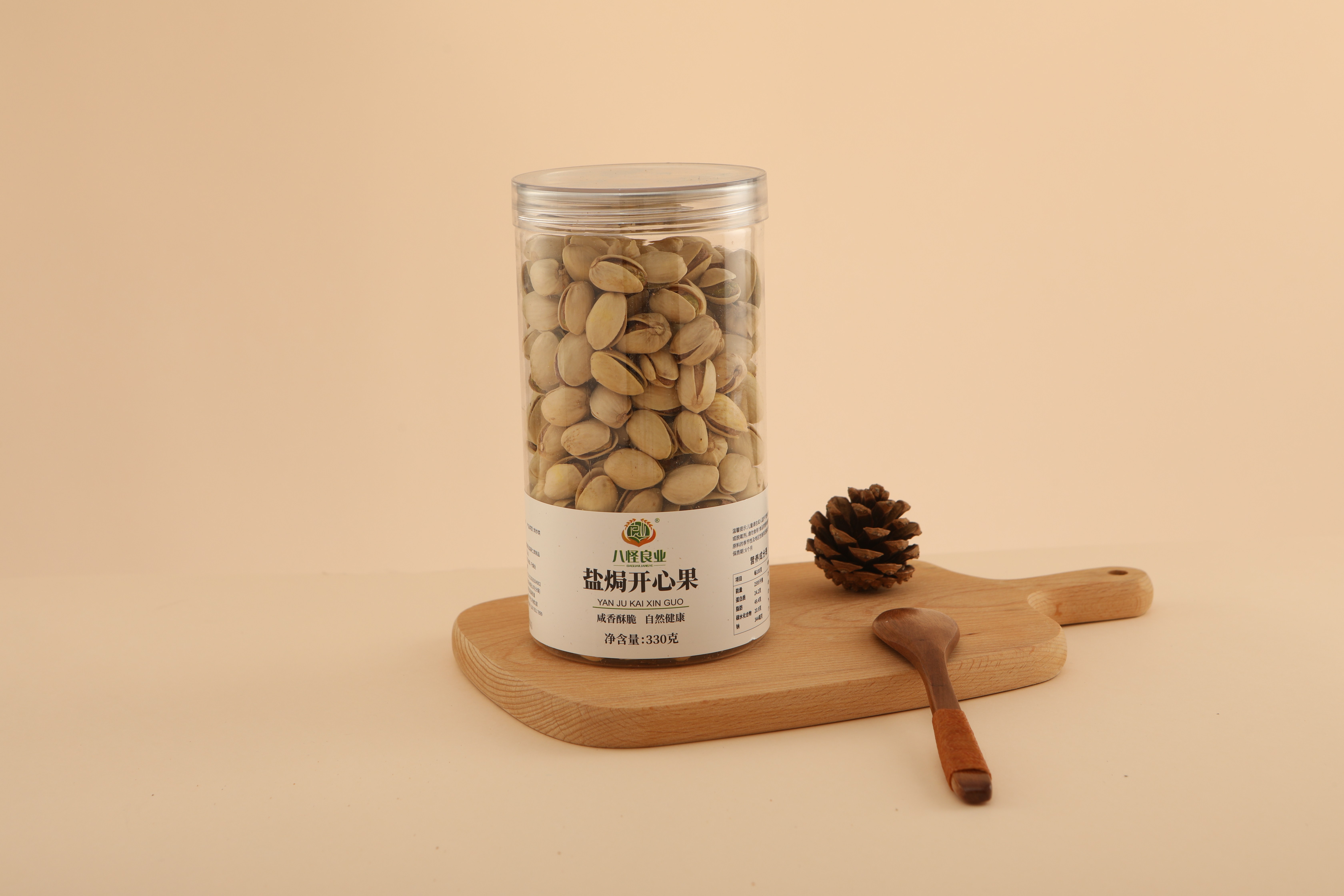 八怪良業鹽焗開心果330克（罐裝）