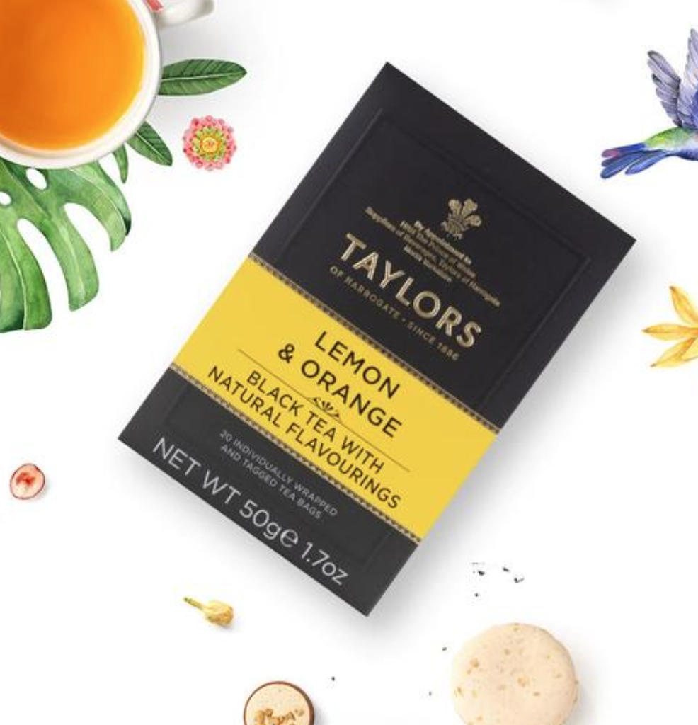 哈羅蓋特的泰勒檸檬香橙風味紅茶
