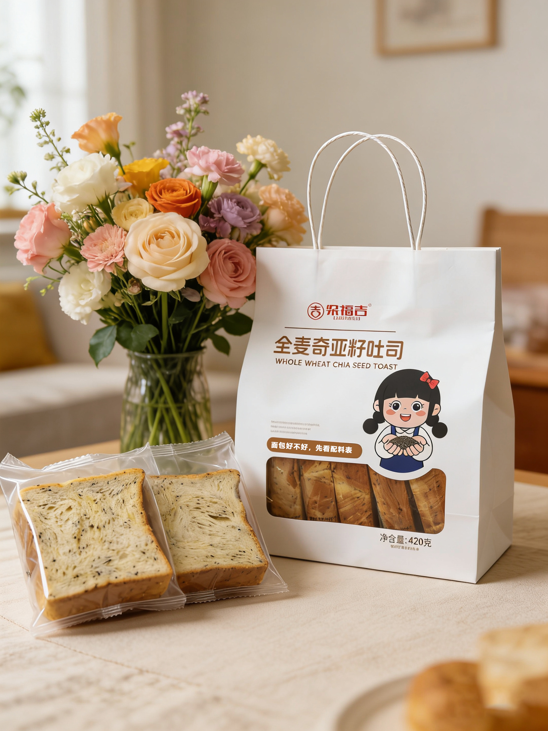 全麥奇亞籽吐司