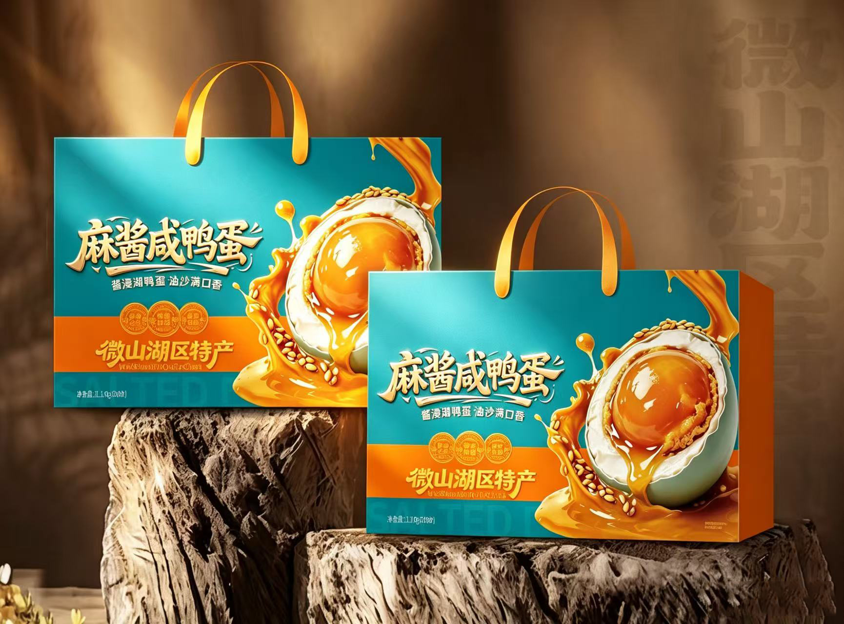 麻醬鴨蛋