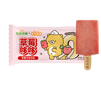 紅寶石東北小板 草莓哆哆 草莓口味冰棍