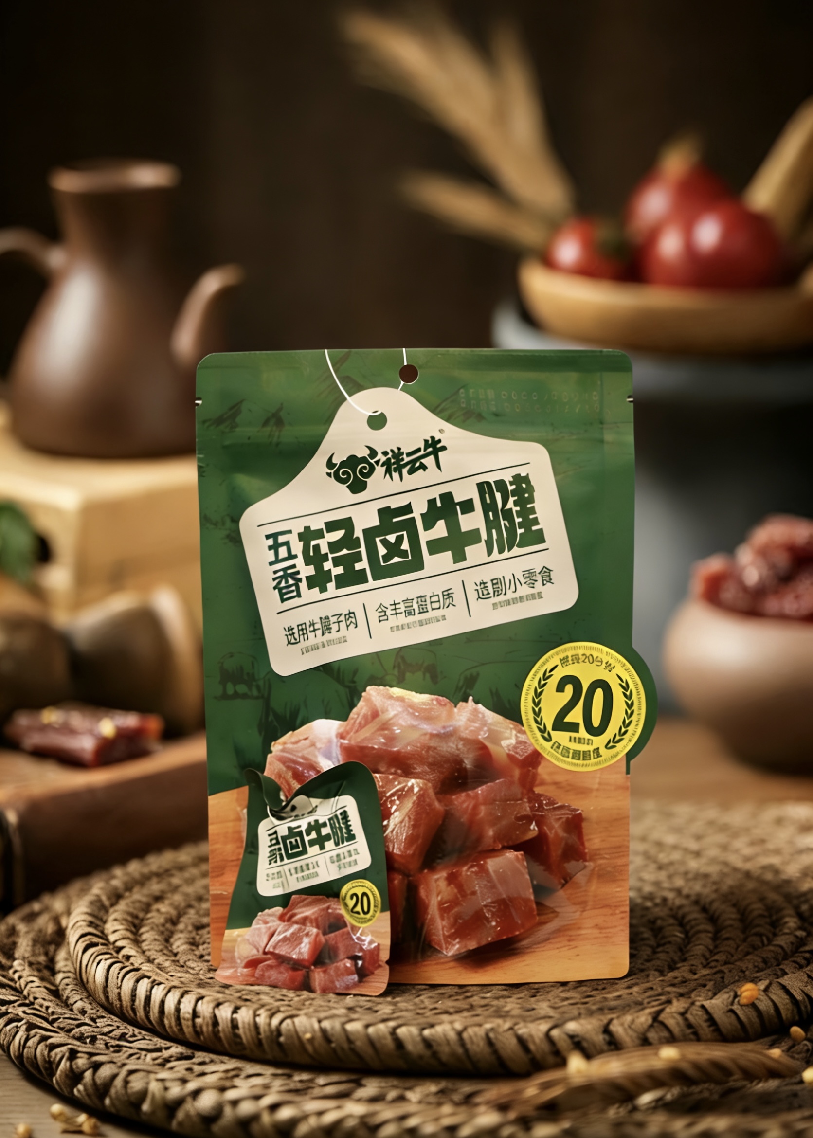 祥云牛五香味輕鹵牛肉