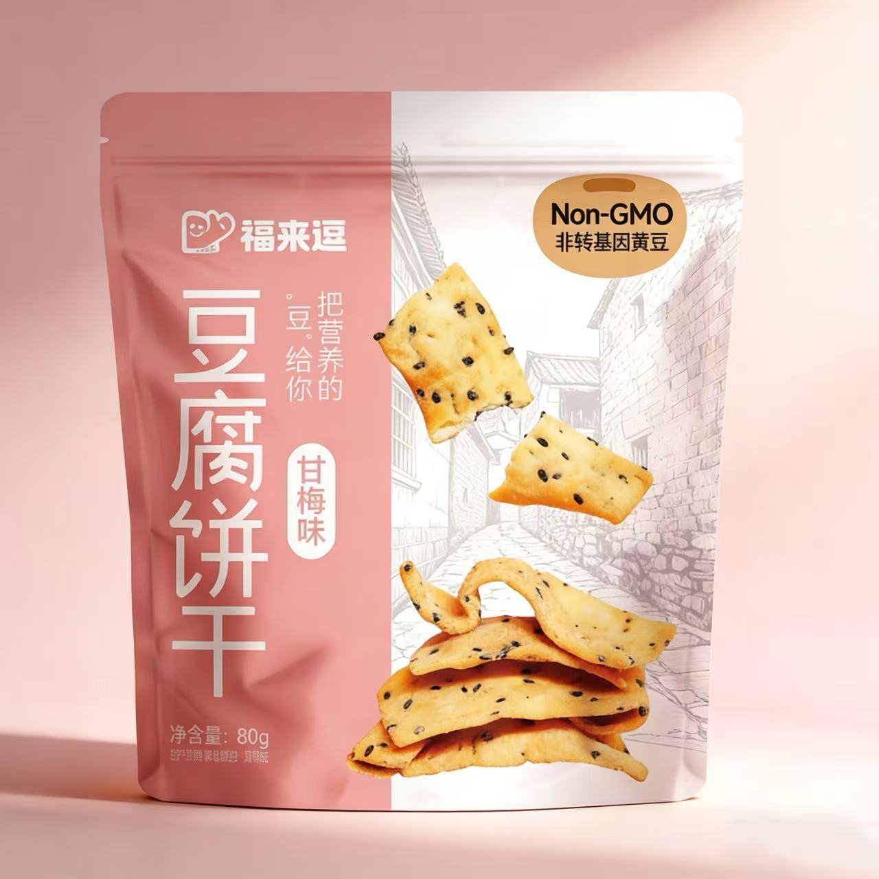 豆腐餅干 （甘梅味）80g