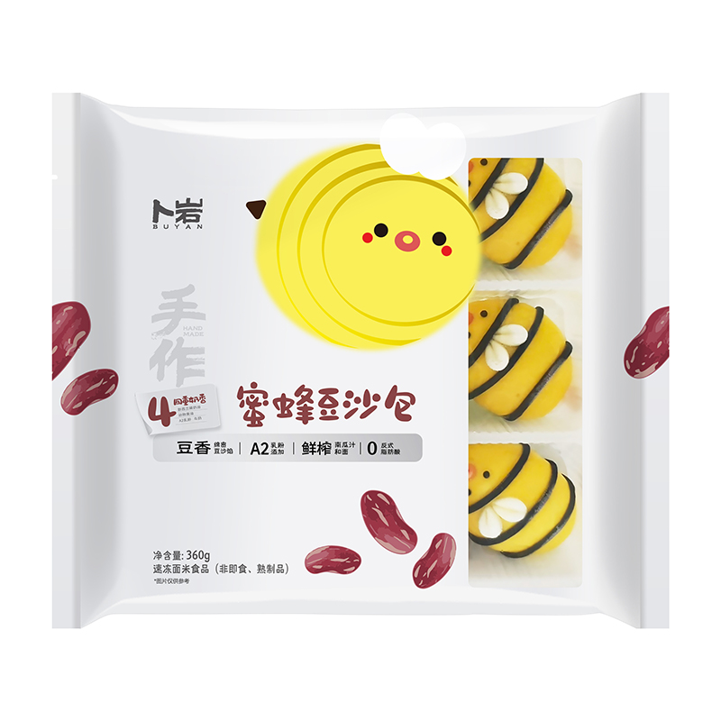 Buyan Honey Bean Paste Bun 360g