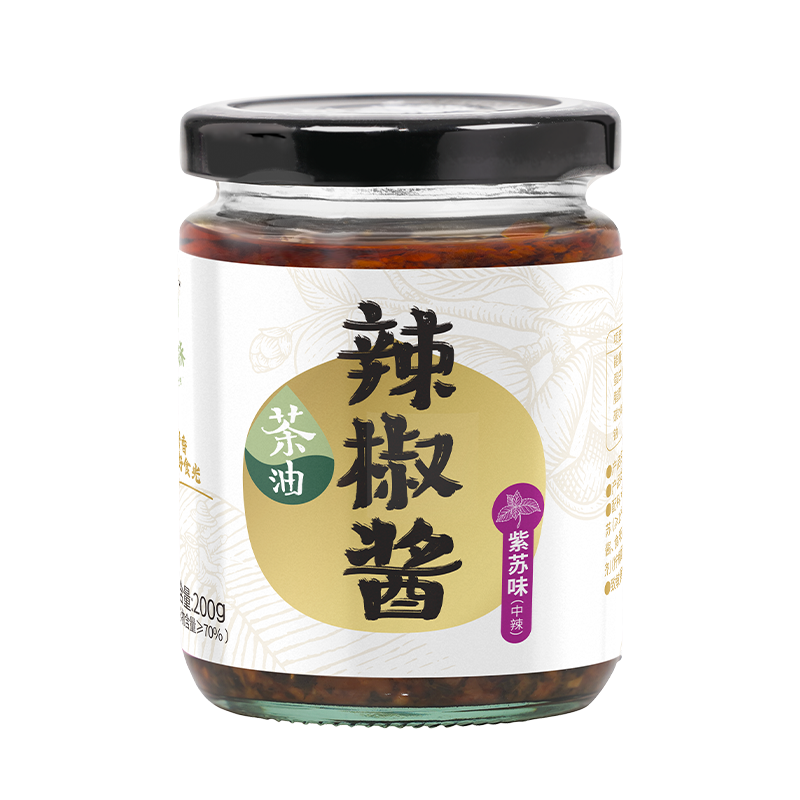 湖北石南農場茶油辣椒醬（紫蘇味）