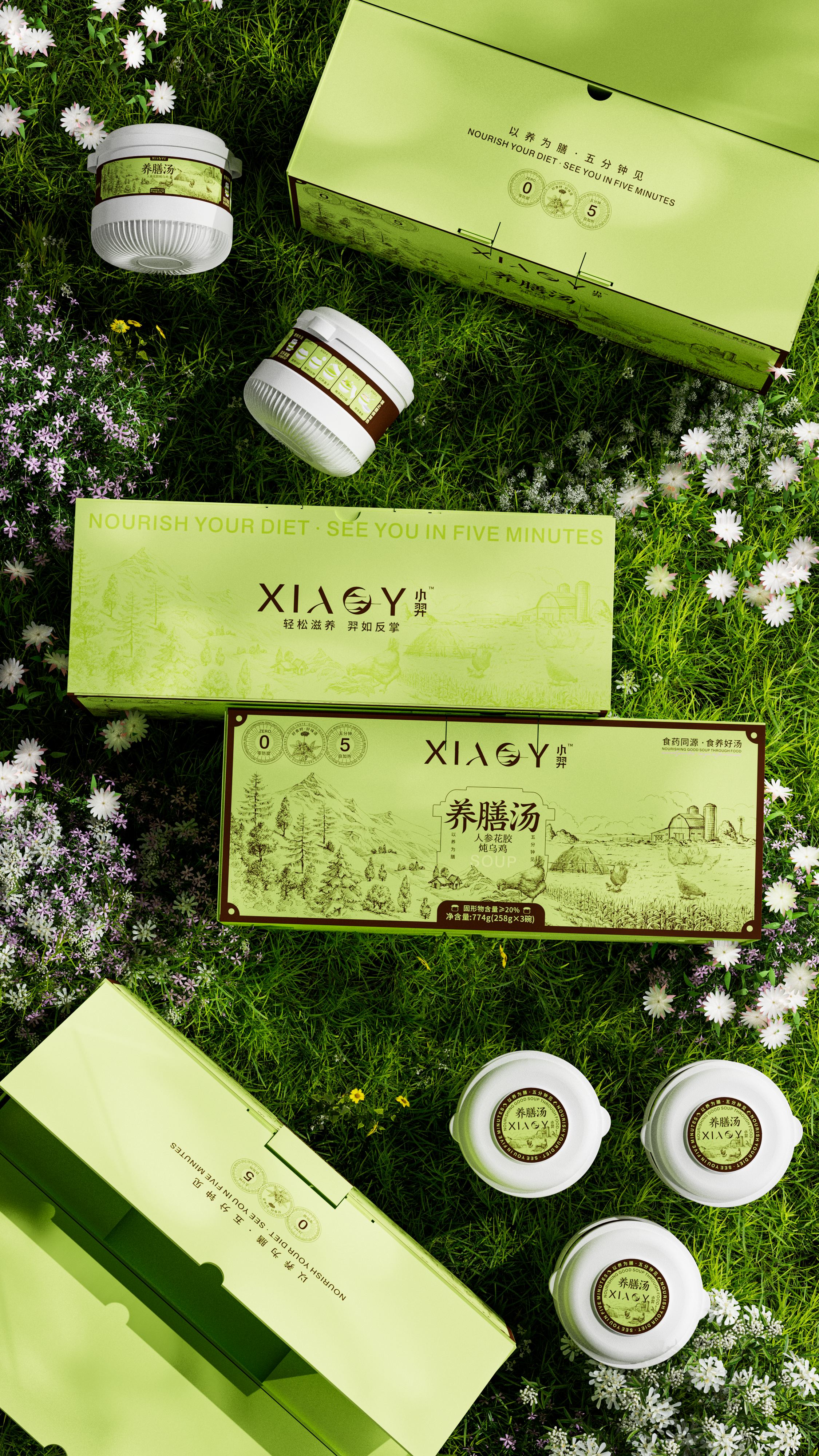 人參花膠燉烏雞