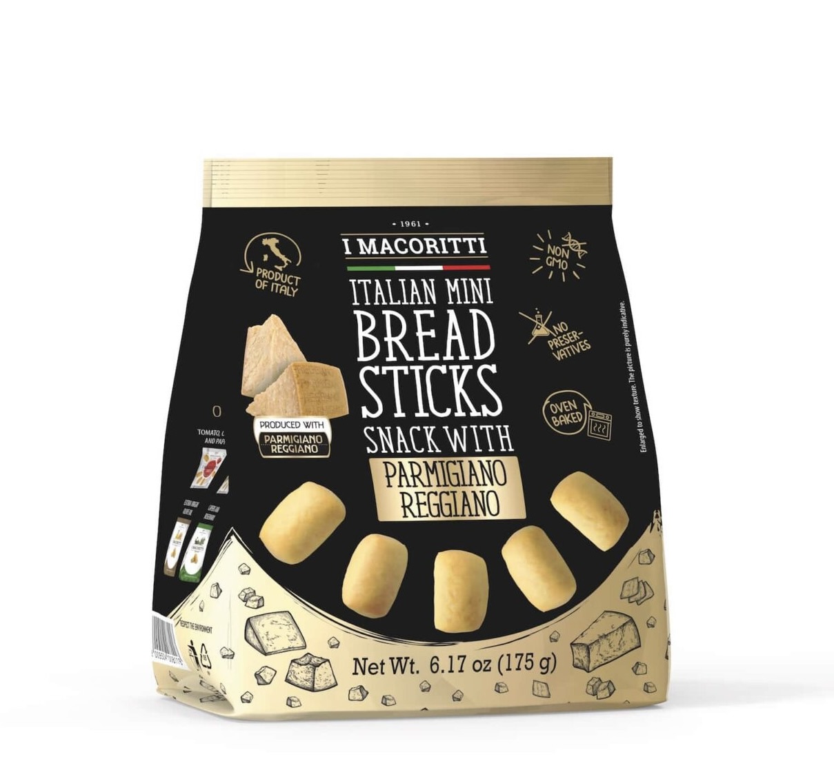 Mini Breadsticks Parmigiano Reggiano