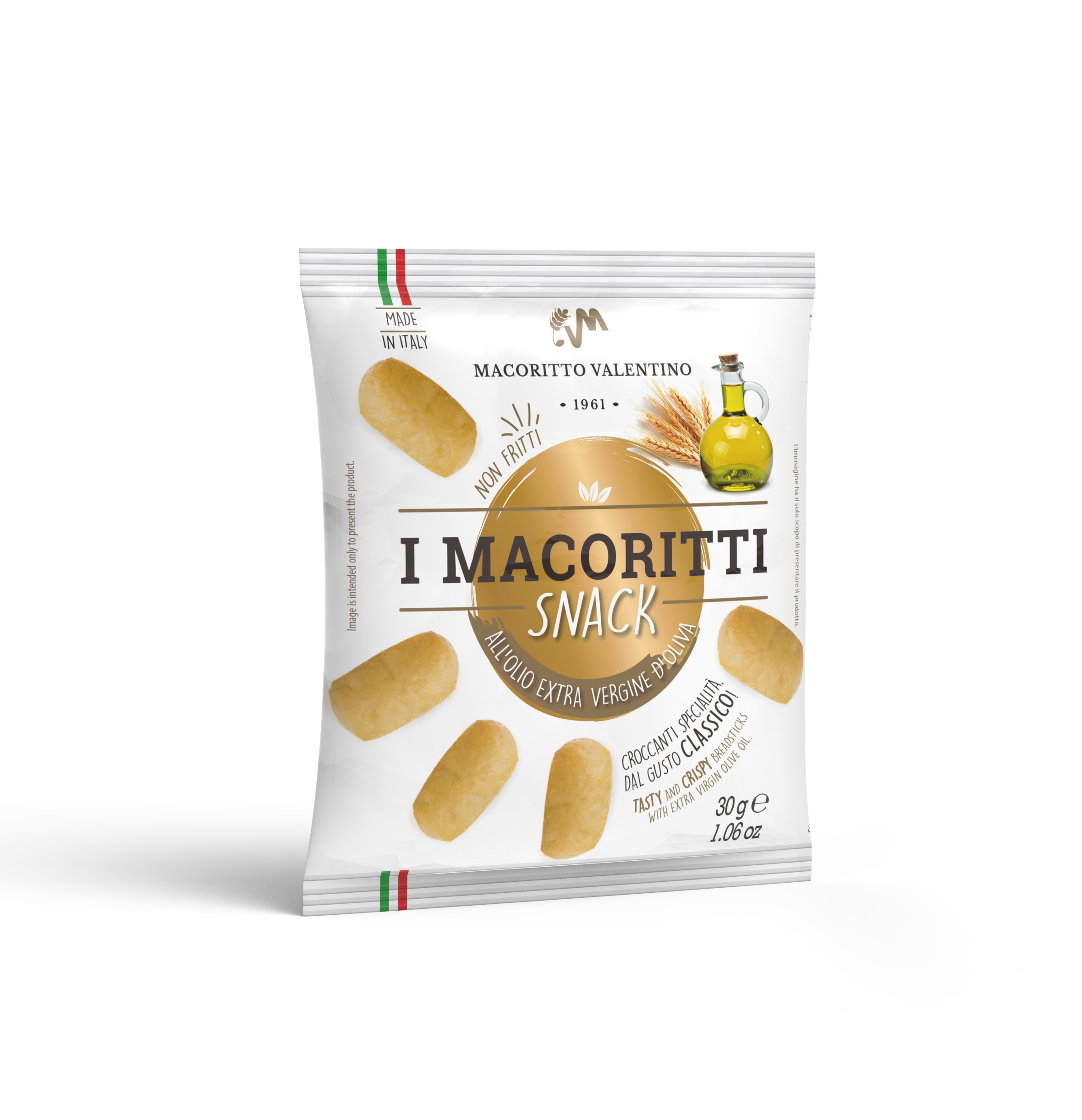 Macoritti 意大利迷你吐司餅干（原味）便攜裝