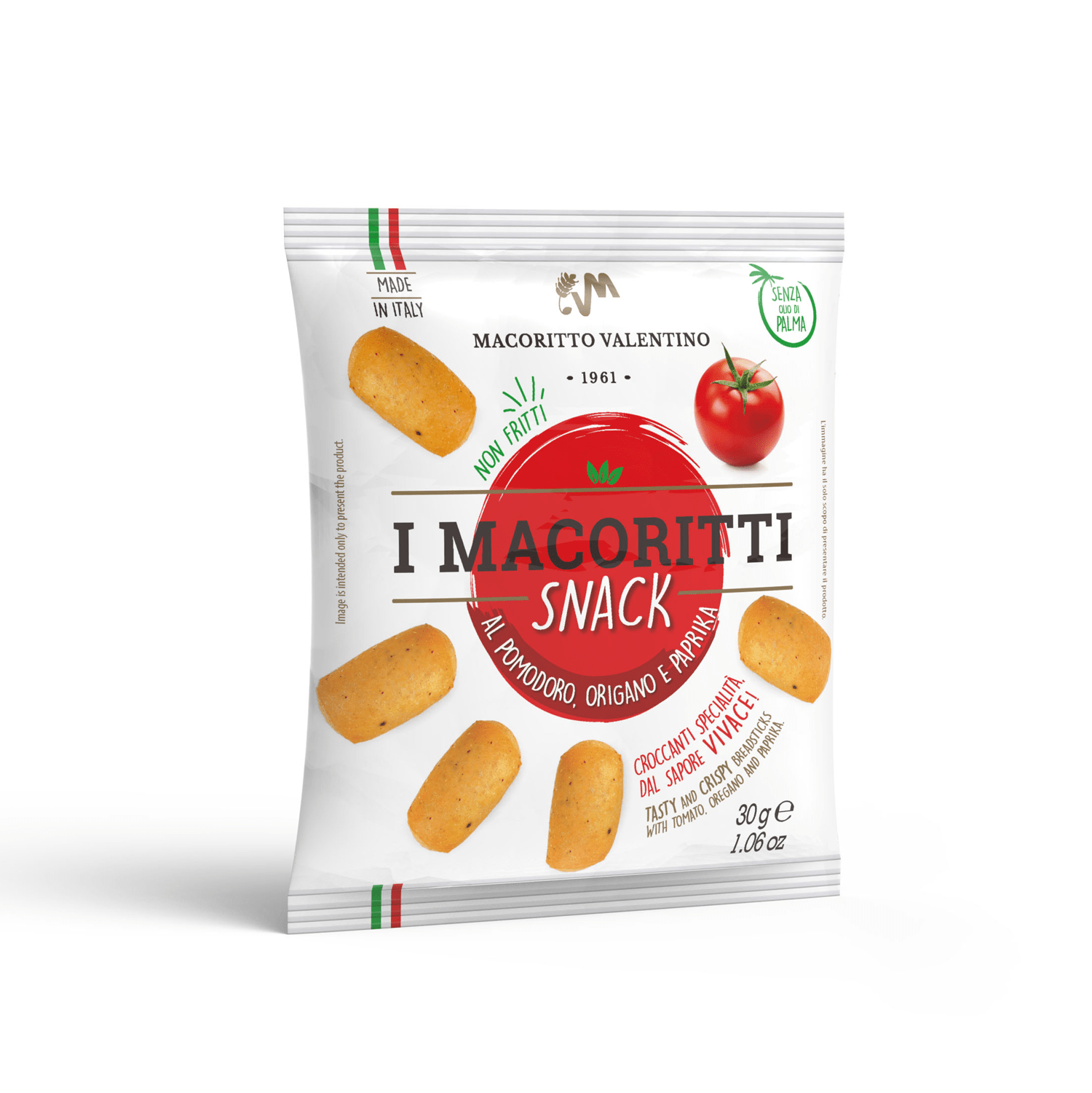 Macoritti Snack Tomato, Oregano, and P