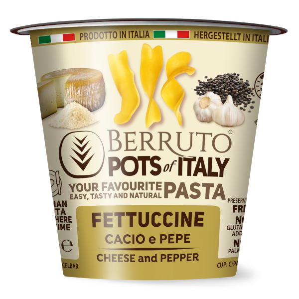 Berruto Pots of Italy with Cheese & Pe