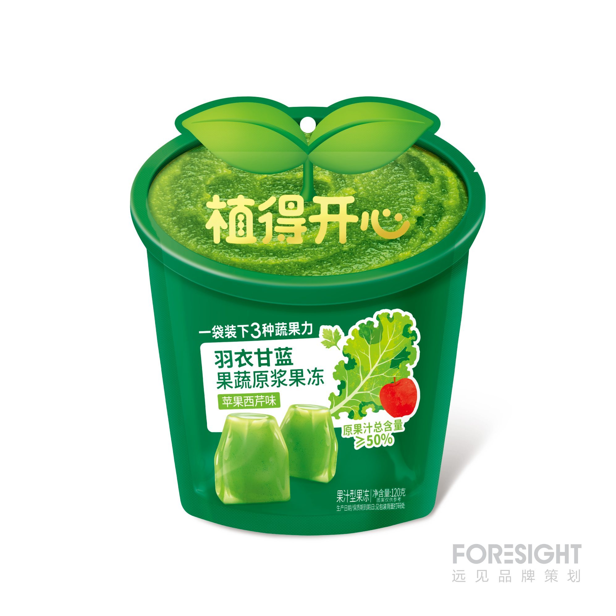 ZhideKaixin KalePulpJelly AppleCel120g