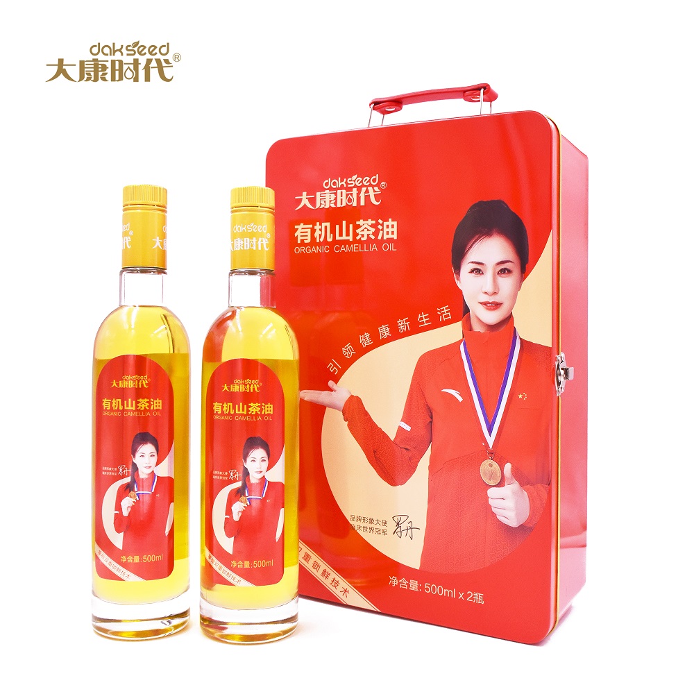 大康時代品牌有機(jī)純正原生態(tài)原味山茶油高溫炒菜清香煎炸凈含量1L