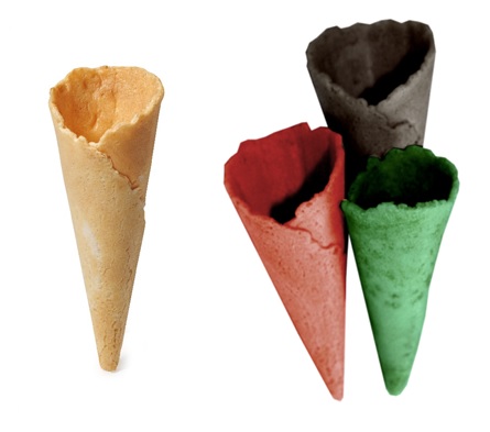 Wafer mini cones