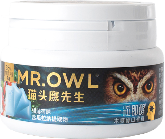 貓頭鷹先生一粒即醒木糖醇口香糖50g