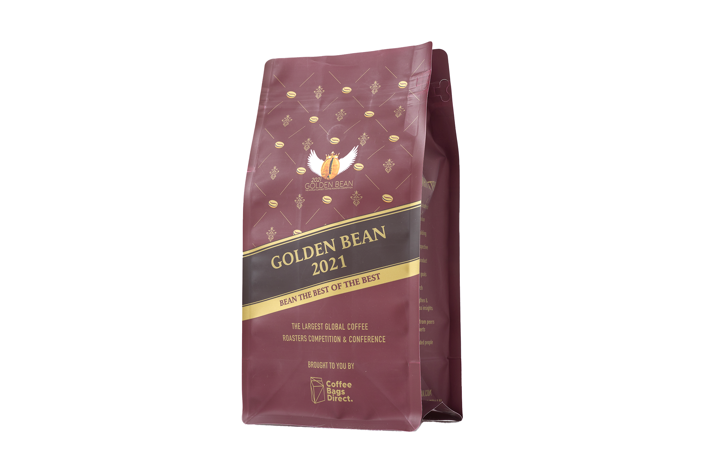 Recyclable EVOH PE laminated with white PE pouch for coffee packaging.png