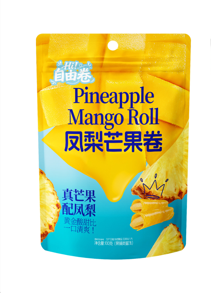 鳳梨芒果卷100g