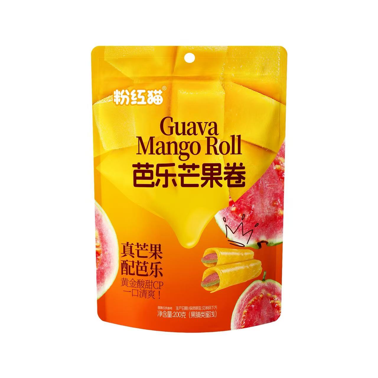 粉紅貓芭樂芒果卷200g