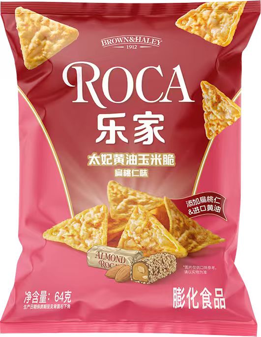 樂家太妃黃油扁桃仁味玉米脆 64g