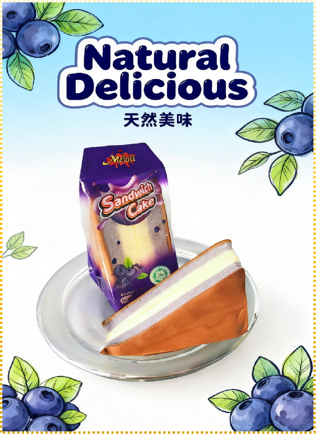 三明治蛋糕（藍(lán)莓味）