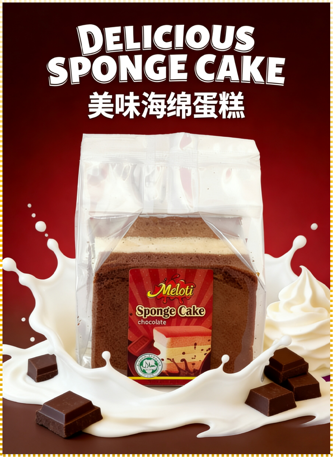 Sponge Cake  (Chocolate Flavor)