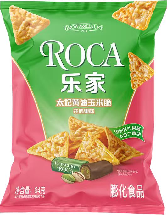 樂家太妃黃油開心果味玉米脆 64g