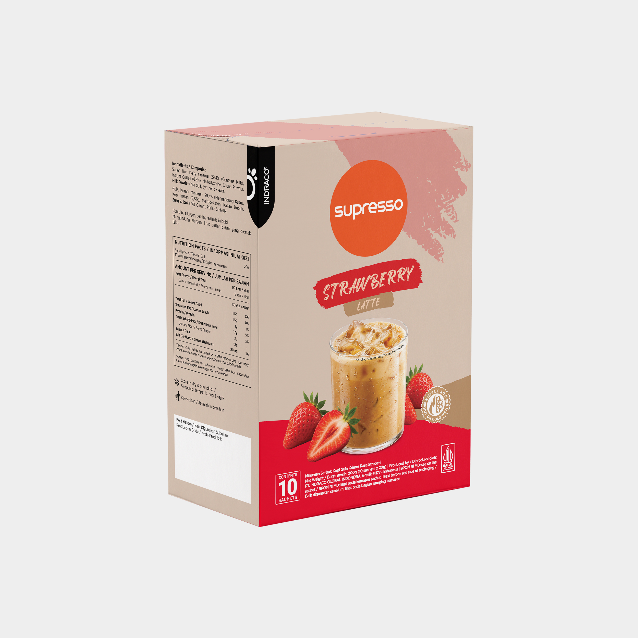 Supresso Strawberry Latte