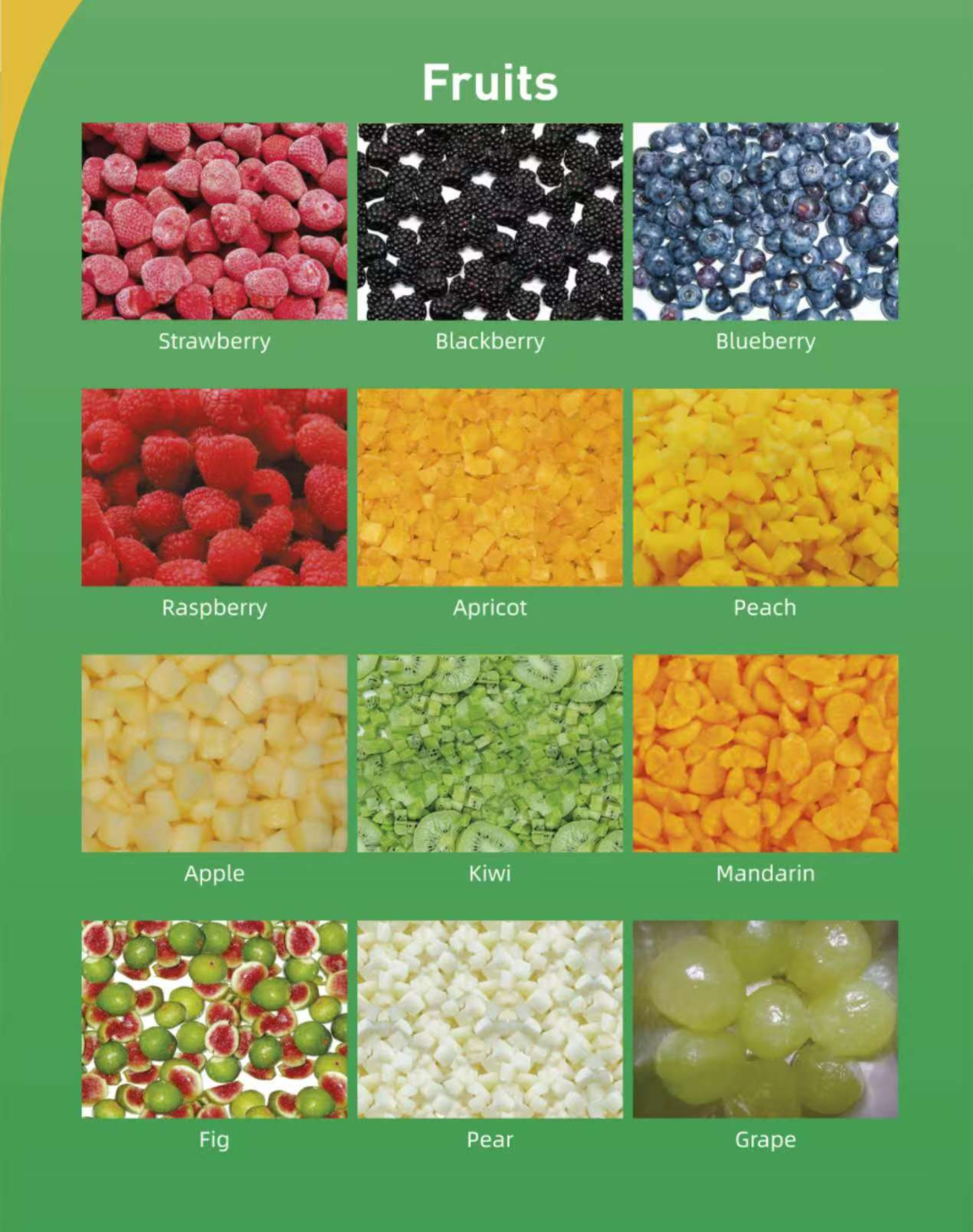 frozen fruits