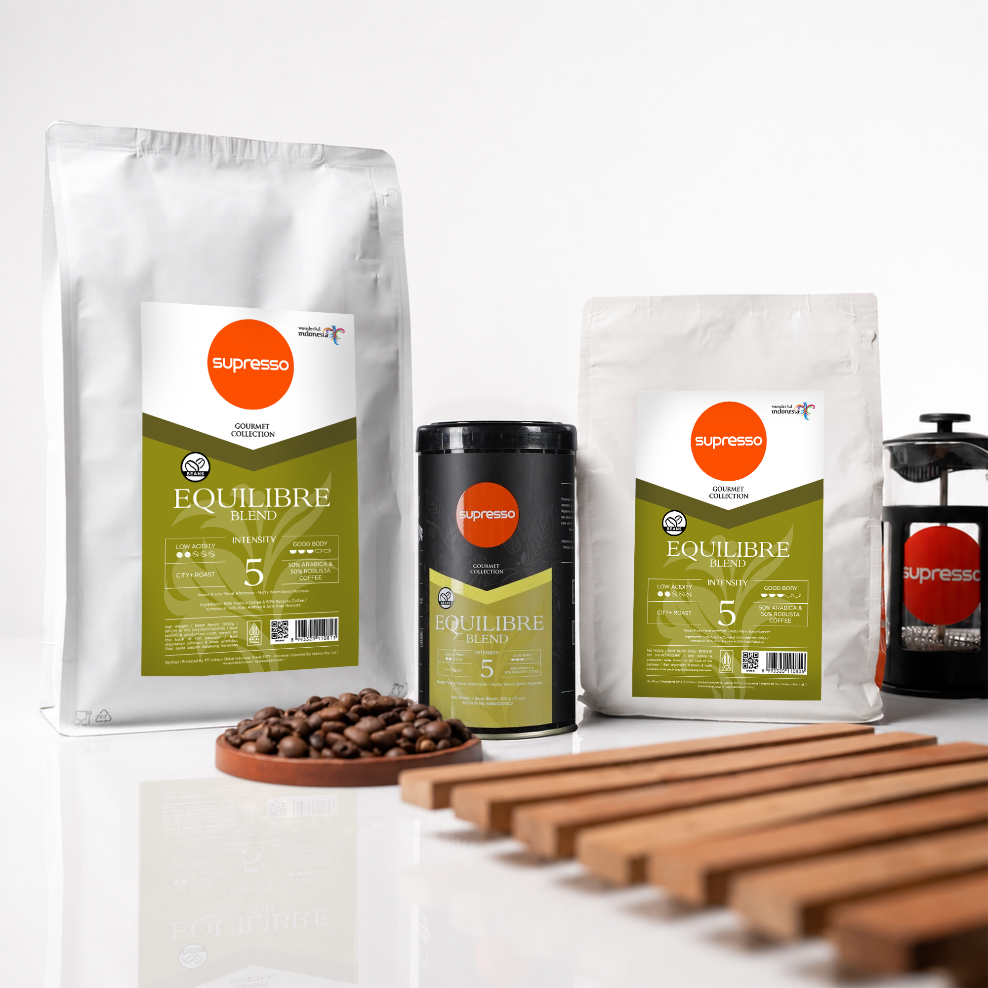 Supresso 精品系列 Equilibre Blend 烘焙咖啡豆